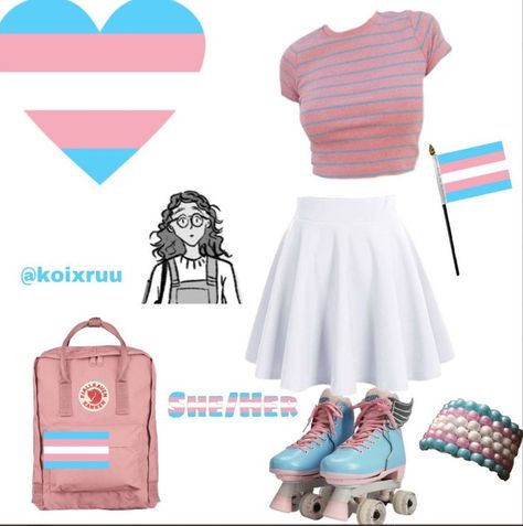 Trans Outfits, Lgbtq Clothes, Lgbtq Outfit, Trans Things, Trans Outfit, Lgbtq Stuff, Lgbtq Quotes, Pride Art, Heart Stopper