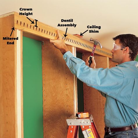 How To Build a Classic Floor-To-Ceiling Bookcase (DIY) Bookcase Plans, Floor To Ceiling Bookshelves, Basic Woodworking, Bookcase Diy, Woodworking Bed, Woodworking Toys, Home Library Design, Woodworking For Kids, Woodworking Classes