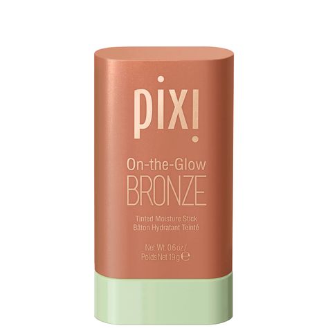 Visibly chisel, colour and contour with PIXI’s On-the-Glow Cream Bronzer, a moisturising stick that grants a sun-kissed glow in a few easy-breezy swipes.  Loaded with fruit extracts for antioxidant protection, supporting your skin’s natural-looking radiance, the creamy tint buffs and blends effortlessly, while offering buildable benefits for more pigment payoff where desired. Ultra-light and hydrating, sweep across the cheeks, lips and bridge of the nose for an all-over bronzed dew. On The Glow Bronze, Pixi On The Glow, Beach Glow, Pixi Beauty, Blueberry Fruit, Raspberry Fruit, Beyond Beauty, Sephora Makeup, The Glow