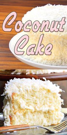 Best Coconut Cake Recipe, Yum Sauce, Coconut Cake Recipe, White Cake Recipe, Cake Recipes From Scratch, Yumeko Jabami, Coconut Recipes, Coconut Cake, Easy Cookie Recipes