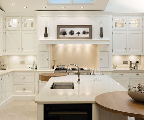 Cream Painted Designer Kitchen - Bespoke Kitchens - Tom Howley Cream Painted Kitchen Cabinets, Tom Howley, White Shaker Kitchen, Bespoke Kitchen Design, Outdoor Kitchen Appliances, Cabinets Ideas, Painted Kitchen, Shaker Kitchen, Kitchen Extension