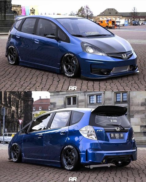 Honda Fit Custom, Honda Jazz Sport, Honda Jazz Modified, Cute Small Cars, Honda Fit Modified, Spark Car, Honda Fit Sport, Honda Vtec, Datsun Car