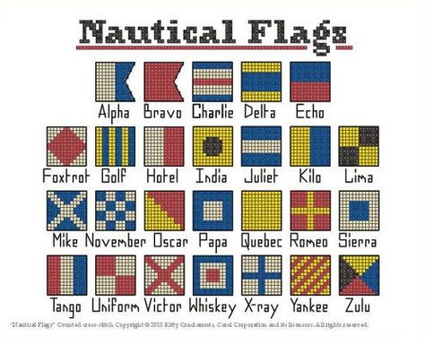 cross stitch nautical flags (she made a pillow) Nautical Flag Alphabet, Nautical Alphabet, Flag Cross Stitch, Diy Christmas Gift Ideas, Flag Alphabet, Nautical Flag, Nautical Crafts, Nautical Flags, Diy Christmas Gifts Cheap