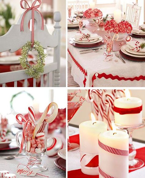 38 Candy Cane Inspired Christmas Decorations Candy Cane Themed Christmas, Brunch Tablescape, Red And White Christmas, Christmas Party Themes, Themed Christmas, Christmas Brunch, Winter Wonderland Wedding, Navidad Christmas, Christmas Tea