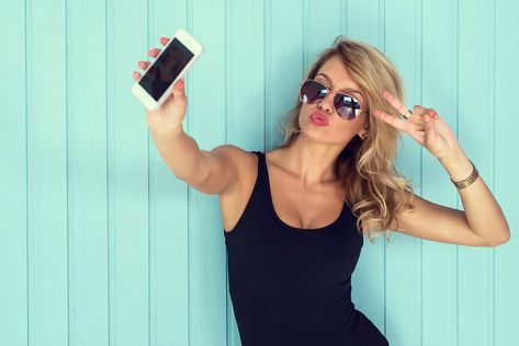 The 7 Best Instagram Tools for Massive Instagram Growth in 2019 How To Pout, Pout Face, Face Pose, Athleisure Brands, Instagram Tools, Bodysuit Tops, Instagram Analytics, Social Media Tool, Blonde Women