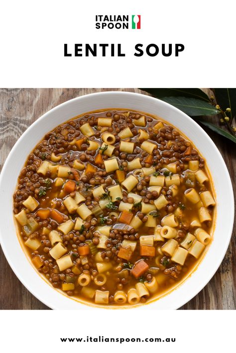 Lentil Noodle Soup, Lentils With Pasta, Lentil And Pasta Recipes, Lintels Recipes Healthy, Pasta And Lentil Soup, Lentils And Pasta Recipe, Pasta And Lentils, Lentil Soup With Pasta, Pasta Made From Lentils