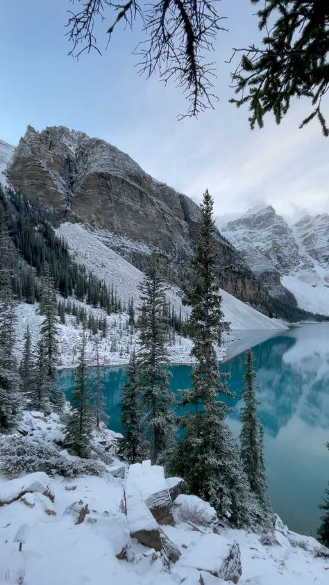 amrenfunke17 on Instagram: When those conditions hit just right. Happy to have snuck in one more beautiful morning at one of the most picturesque locations on Earth… Lake Louise Winter, Moraine Lake Canada, Canada Lake, Lake Moraine, Lake Louise Canada, Moraine Lake, Lake Louise, Beautiful Morning, Beautiful Nature Scenes