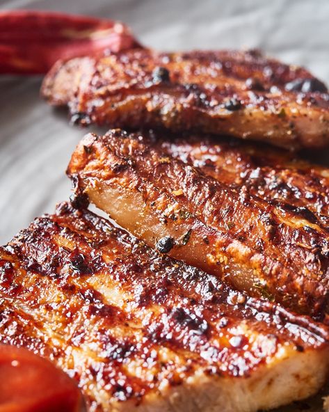 Pork Belly Recipes Slow Cooked, Pork Belly Steak Recipes, Pork Belly Air Fryer Recipe Filipino, Pork Rashers Recipe Air Fryer, Air Fryer Belly Pork Slices, Pork Belly Strips Air Fryer, Liempo Recipe Pork Belly Air Fryer, Belly Pork Air Fryer, Air Fry Pork Belly Recipes