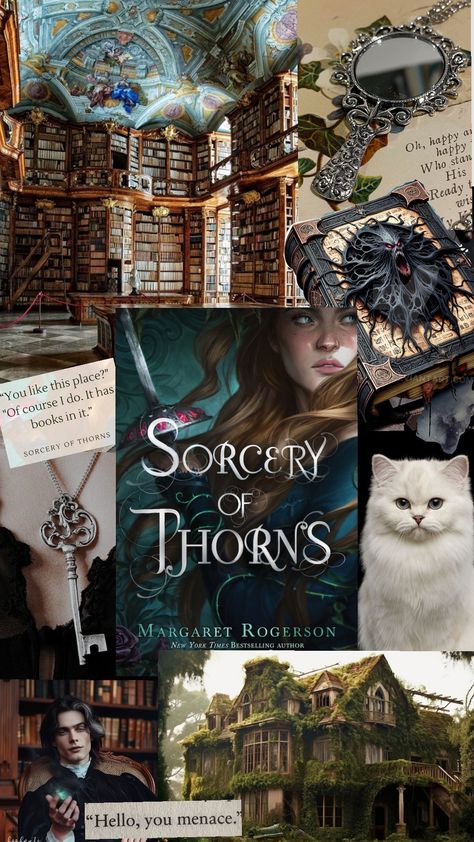 sorcery of thorns Sorcery Of Thorns Aesthetic, Sorcery Of Thorns, Epic Fantasy Books, Fantasy Books To Read, Ya Books, Cool Art Drawings, Fantasy Books, Book Aesthetic, Bestselling Author