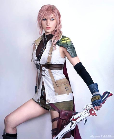 Alyson Tabbitha, Lightning Cosplay, Diy Fantasia, Lightning Farron, Lightning Final Fantasy, Japanese Scenery, Final Fantasy Xii, Final Fantasy X, Final Fantasy Art