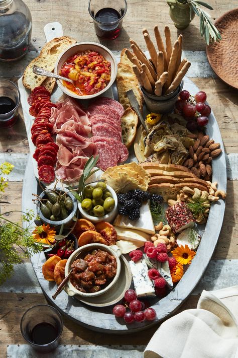 19 Unique Charcuterie Board Ideas and Themes - DeLallo Charcuterie Snack Board, Summer Charcuterie, Grilled Artichoke, Whats Gaby Cooking, Meat Appetizers, Charcuterie Inspiration, Charcuterie Platter, Snack Board, Charcuterie And Cheese Board