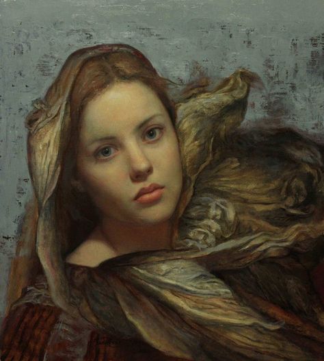 Cesar SANTOS ✿ | Catherine La Rose ~ The Poet of Painting Cesar Santos, Realistic Paintings, Art Plastique, Figure Painting, Figurative Art, American Artists, Portrait Art, Painting Inspiration, Portrait Painting