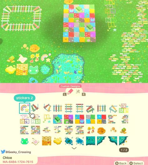 Animal Crossing Design Codes, Animal Crossing Design, Pastel Kidcore, Pusheen Cute, Animal Crossing 3ds, Violet Aesthetic, Animal Crossing Memes, Animal Crossing Qr Codes Clothes, Animal Crossing Wild World