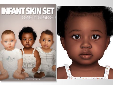 The Sims Resource - [Patreon] Infant Skin N14 Overlay Sims 4 Cc Infant Eyebrows, Sims 4 Infant Alpha Hair, Sims 4 Realistic Skin Overlay, Realistic Skin Overlay Sims 4 Cc, Sims 4 Skin Overlays Realistic, The Sims 4 Skin, Sims 4 Cc Skin, Sims 1, 3rd Baby