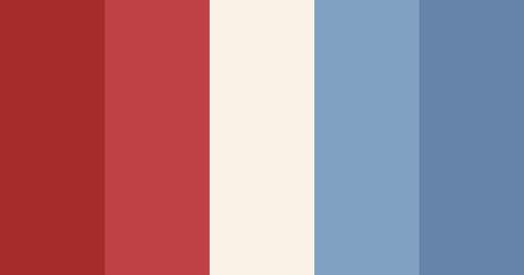 Red Color Pallete Colour Schemes, Red White And Blue Color Scheme, Blue Red Color Scheme, Color Palette With Red And Blue, Red Blue Color Scheme, Red White Colour Palette, Red Navy White Color Palette, Red White And Blue Color Palette, Red And Blue Colour Palette