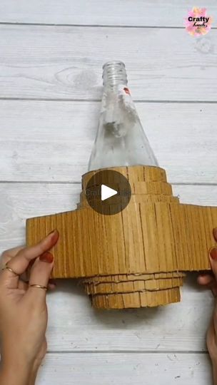 Diy Wine Bottle Crafts, Soda Bottle Crafts, Bottles Decoration Diy, Cinnamon Recipes, Glass Bottles Art, Rope Crafts Diy, Soda Bottle, Glass Bottle Crafts, Rope Crafts