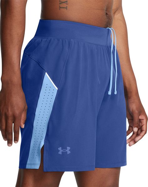 What do you need from your go-to running shorts? They need to be light and stretchy to let you move, and have a liner to keep you cool and dry. Done.Features: Ultra-light, stretch-woven fabric for totally unrestricted movement Internal mesh liner helps moisture escape & adds breathability 4-way stretch material moves better in every direction Material wicks sweat & dries really fast Updated, expandable center-back pocket is water-resistant & keeps your phone secure, with no bouncing Encased elas Tennis Shorts Mens, Sports Shorts Mens, Mens Running Shorts, Review Clothing, Running Shorts Men, Garment Details, Tennis Shorts, Running Short, Mens Running