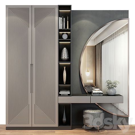 Cupboard With Dressing Table, Modern Closet Designs, Modern Dressing Table, Wardrobe Design Modern, Dressing Design, Home Bar Rooms, Small Room Design Bedroom, Dressing Table Design, Luxury Closets Design