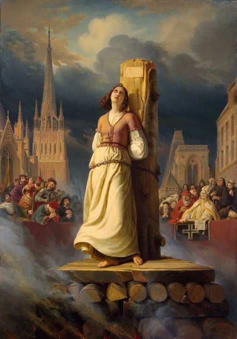 Les incroyables réponses de Jeanne d’Arc lors de son procès Joan D Arc, Medieval Witch, Saint Joan Of Arc, St Joan, Art Pierre, Jeanne D'arc, Witch Trials, Bellatrix Lestrange, Joan Of Arc