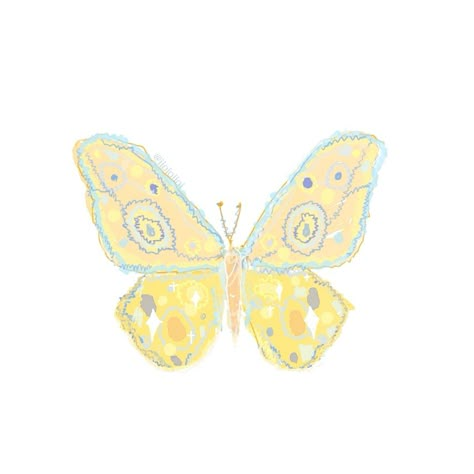 Spotify Playlist Covers Butterflies, Simple Butterfly Background, Widget Themes Aesthetic, Butterfly Wallpaper Ipad, Light Yellow Widgets, Blue And Yellow Icons, Yellow Homescreen Wallpaper, Blue And Yellow Widgets, Whimsical Graphic Design