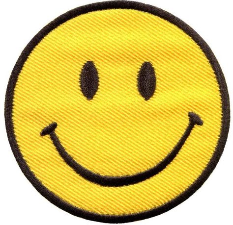 Smile Logo, Retro Patch, Hippie 70s, Face Patches, Tactical Patches, Clothing Patches, Face Cloth, Anger Management, Appliqué Patch