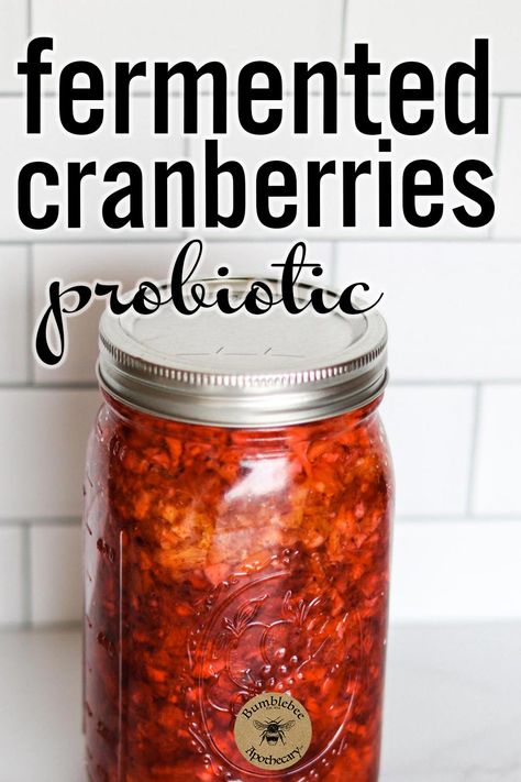 Fermented Sweet Potato, Fermented Honey Cranberries, Honey Fermented Cranberries, Fermented Honey Recipes, Easy Fermented Foods, Cranberries Sauce, Fermented Cranberries, Fermented Food Recipes, Fermentation Station