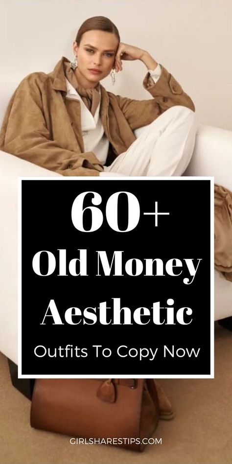 Looking for the best old money aesthetic outfits? Check this post for the old money style guide, 80+ best old money outfits, classic pieces for your old money aesthetic wardrobe, and the best brands to shop for. | Old money outfits | old money style | old money style outfits | old money style women | old money guys | old money summer | old money outfits men | old money aesthetic me | old money aesthetic girls | old money aesthetic outfits | old money outfits women | old money outfits girl preppy Old Mo Ey Aesthetic, Old Money Attire Women, Classic Lady Outfits, Old Money Fashion Style Women, Old Money Style Guide, Old Money Fashion Brands, Wealthy Woman Aesthetic Outfit, Old Money Theme Outfit, Old Money Aesthetic Fall Outfit