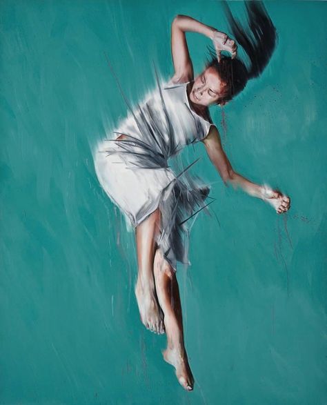 Beautiful Paintings of the Expressive Body in Motion - My Modern Metropolis Drawing People In Action, Simon Birch, Birches Painting, Dancer Painting, Figurative Kunst, Project Work, Flow Arts, Human Form, Aesthetic Painting