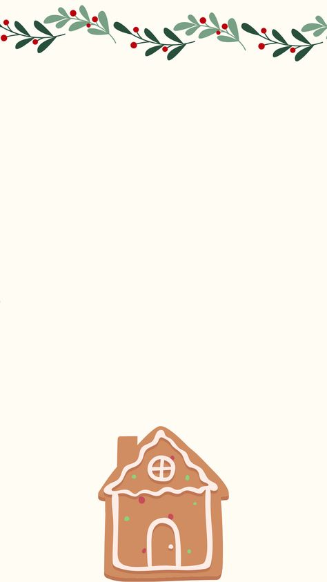 Gingerbread house insta/ phone wallpaper for a little holiday cheer! Gingerbread House Phone Wallpaper, Christmas Gingerbread Background, Gingerbread House Background, Gingerbread Background, Gingerbread House Wallpaper, Gingerbread Wallpaper, Christmas Backrounds, Christmas Wallpaper Backgrounds, Christmas Phone Wallpaper