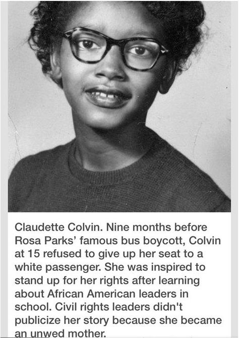 Claudette Colvin, African American History Facts, Black Fact, Hidden Figures, Fact Check, By Any Means Necessary, Black Knowledge, Rosa Parks, Inventors