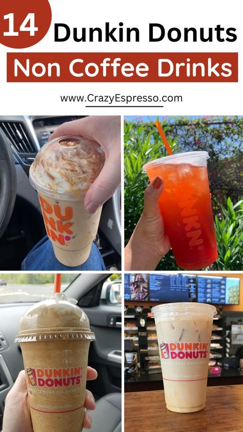 dunkin donuts non coffee drinks (Dunkin donuts coffee) Dunkin Donuts Non Coffee Drinks, Dunkin Non Coffee Drinks, Dunkin Decaf Drinks, Non Coffee Dunkin Drinks, Copycat Dunkin Donuts Iced Coffee, Sweet Dunkin Donuts Iced Coffee, Dunkin Drinks To Try, Drinks From Dunkin, Dunkin Donuts Drinks To Try