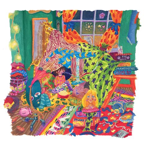 Messy Room Series illustration by Kathryn Murden #childrensbook #illustration #gouache Messy Room Illustration, Messy Illustration, Gathering Illustration, Series Illustration, Room Illustration, Messy Room, Childrens Books Illustrations, Kawaii Room, A Level Art