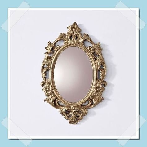 [Ad] Gold Ornate Mirror Gold Baroque Mirror Gold Oval Framed | Etsy #vintagemirrorwalldecor Vintage Mirror Wall Decor, Aesthetic Home Kitchen, Gold Vanity Mirror, Gold Ornate Mirror, Antique Gold Mirror, Victorian Mirror, Baroque Mirror, Home Nails, Gold Framed Mirror