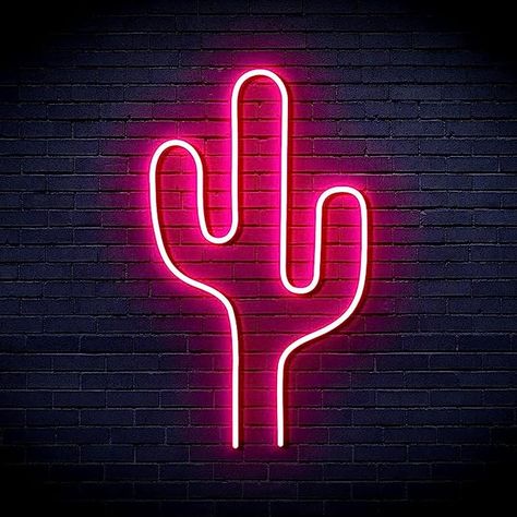 Neon Cactus Sign, Neon Cowgirl, Neon Ideas, Neon Cactus, Cactus Light, Rhinestone Cowboy, Pink Cactus, Things I Need To Buy, Craft Decor