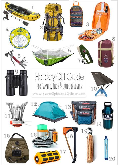 Outdoorsy Man, Outdoorsman Gifts, Camping Must Haves, Outdoor Gifts, Gifts For Campers, 20 Gifts, Outdoor Lover, Outdoor Gift, Camping Gifts