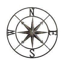 Casual Country 30" Round Metal Compass Wall Décor Compass Arrow, Compass Wall Art, Compass Wall Decor, Metal Tree Art, Vintage Industrial Decor, Metal Tree Wall Art, Tree Wall Decor, Metal Tree, Metal Wall Hangings