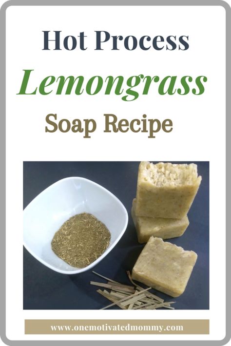 Lemon Grass Soap Recipe, Herbal Bath Recipes, Diy Toiletries, Milk Soap Recipe, Lemongrass Soap, Hot Process Soap, Cold Process Soap Recipes, Handmade Soap Recipes, Lemon Soap