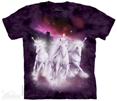 How much do I love this tee? Super a lot. Unicorn Purple, Fantasy Space, Mountain Tee, Purple Animals, Unicorn Backpack, Butterfly Shirt, Mountain Tshirt, Fantasy Collection, Unicorn Shirt