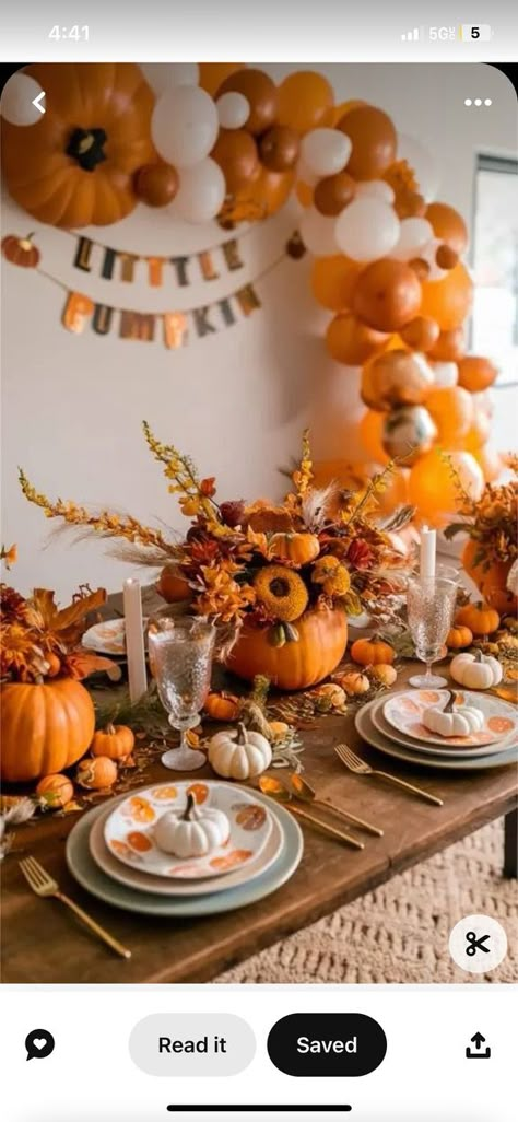 Fall Twin Baby Shower Ideas, Turkey Baby Shower Ideas, Outdoor Fall Baby Shower Ideas, Pumpkin Spice Baby Shower Theme, Autumn Baby Shower Theme, Baby Shower Ideas November, Fall Baby Shower Table Decor, Fall Baby Boy Shower Ideas, Fall Baby Shower Themes For Boys