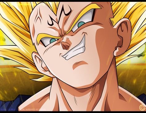 Vegeta Wallpaper, Vegeta Dragonball, Dbz Vegeta, Majin Vegeta, Majin Boo, Image Dbz, Evil Smile, Arte Doodle, Dragon Ball Tattoo