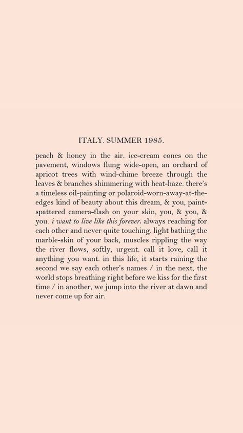 Italy Quotes, Your Name Wallpaper, Wallpaper Travel, Name Quotes, Call Me By Your Name, Italy Aesthetic, Name Wallpaper, Quote Aesthetic, Pretty Words