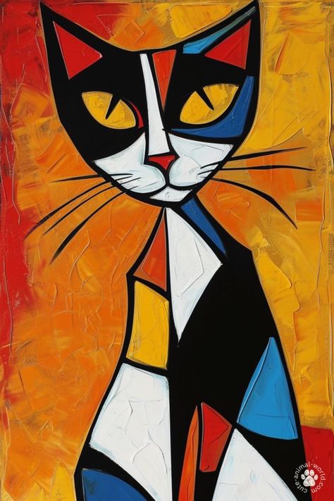 Picasso Like Paintings, Pablo Picasso Cubism Painting, Pikaso Art, Cubism Art Paintings, Cubism Art Modern, Picasso Inspired Art, Picasso Style Art, Cubism Drawing, Picasso Dog