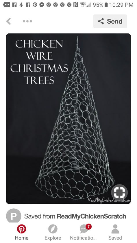 chicken wire christmas trees Chicken Wire Christmas Tree, Wire Christmas Tree, Diy Christmas Lights, Outdoor Christmas Tree, Christmas Tree Painting, Christmas Parade, 50 Christmas, Outdoor Christmas Lights, Chicken Wire