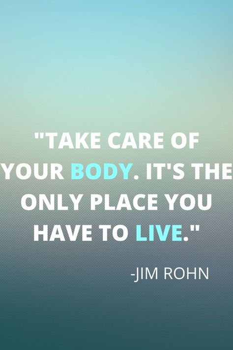 "Take care of your body. It's the only place you have to live." -Jim Rohn A great quote by Jim Rohn. In order to live our best life, we must always work on our wellness. By eating a balanced diet, meditating, and regular exercise, we help to keep our physical and mental health in top shape. Jim Rohn Quotes, Wim Hof, Diet Quotes, Healthy Quotes, Jim Rohn, A Balanced Diet, Take Care Of Your Body, Health Quotes, Regular Exercise