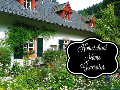 Homeschool Name Generator – Eclectic Homeschooling Homeschool Names Generator, Homeschool Names, Eclectic Homeschooling, Names Generator, Name Generator, Some Ideas, A Name, Have You Ever