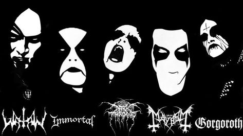 Darkthrone Corpse Paint, Band Iphone Wallpaper, Black Metal Aesthetic, Venom Band, Venom Black Metal, Mayhem Black Metal, Goth Metal, Black Metal Art, Heavy Metal Art