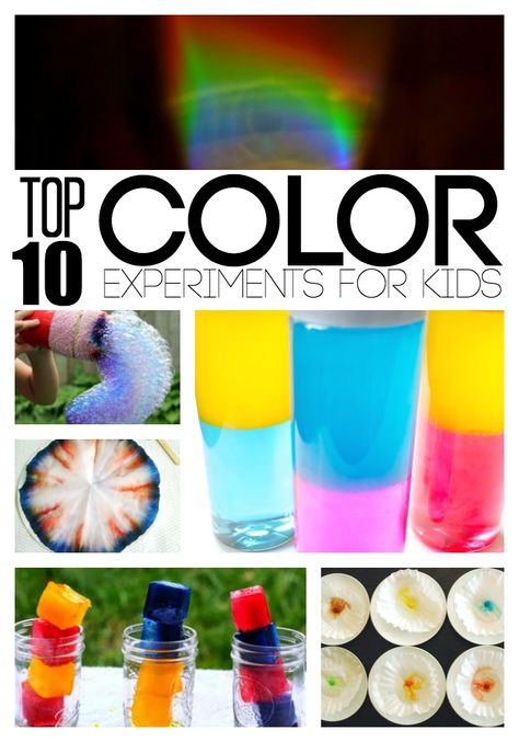 Color Experiments for Kids | Everything from color mixing and chromotography to experiments with colors Color Experiments For Kids, Colorful Science Experiments For Kids, Steam Decorations, Color Mixing Experiments For Kids, Color Changing Science Experiment, Stem Chemistry, Rainbow Stem, Making A Rainbow Experiment, Chromatography For Kids