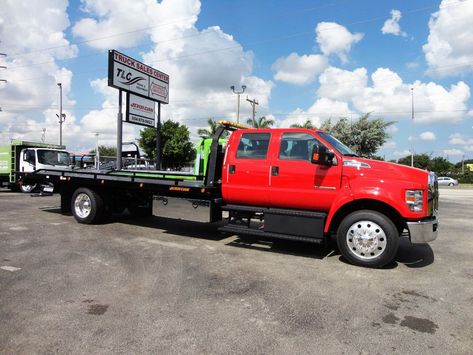 2019 New Ford F650 22FT JERRDAN ROLLBACK.TOW TRUCK. CREW CAB 22FT XLP-6 at Tri Leasing Corp Serving Pompano Beach, FL, IID 19003411 Rollback Tow Truck, Flat Deck, Flatbed Towing, Ford F650, Breakfast Recipies, Flatbed Trailer, Truck Ideas, Pompano Beach, Rear Wheel Drive