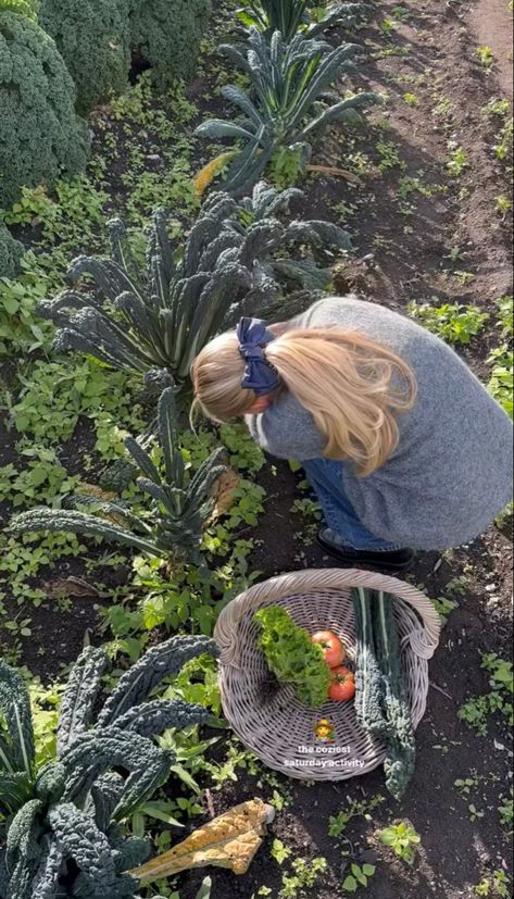 Girl Gardening Aesthetic, Gardening Girl Aesthetic, Horticulture Student Aesthetic, Community Garden Aesthetic, Gardening Aesthetic Girl, Vegetable Garden Aesthetic, Gardening Aesthetic, Patio Design Ideas, Living Off The Land