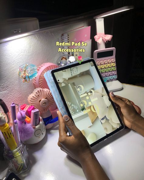 Redmi Pad se accessories 💭🌷✨ @xiaomi.global @xiaomi.rd Digital Notes, Aesthetic Desk, Studio Inspiration, Notes Art, Cute Desk, Desk Setup, Girls Fashion Clothes, Girls Fashion, Fashion Clothes